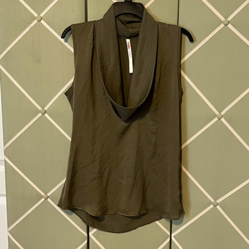 Renee C. Green Sleeveless Top